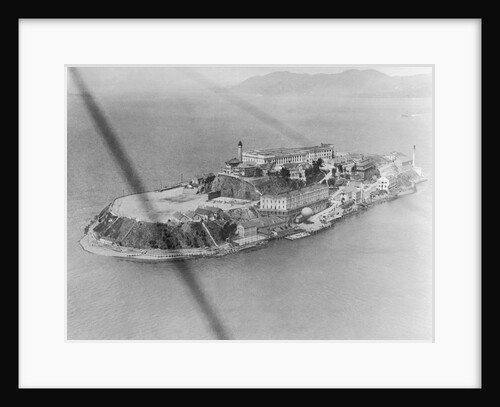 Aerial View of Alcatraz Island by Anonymous