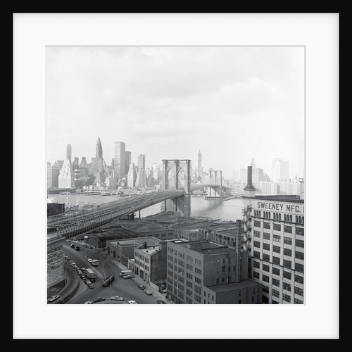 Brooklyn Bridge Site to City by Anonymous