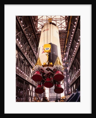 Saturn V Being Placed on Apollo 10 by Anonymous