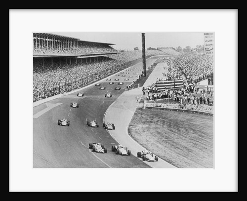 Bobby Unser and Fellow Racers by Anonymous