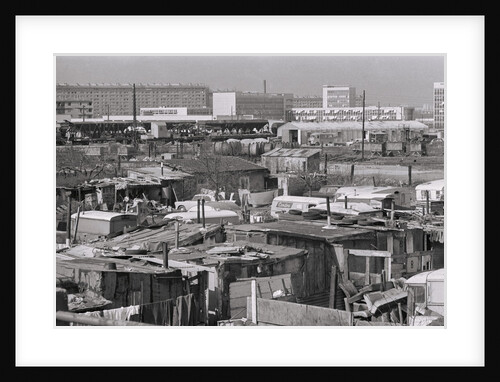 Aerial View of a Town by Anonymous