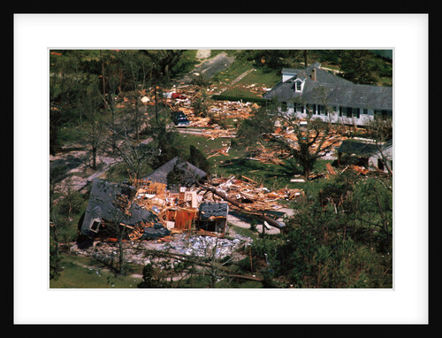 Damage Left by Hurricane Camille by Anonymous