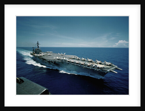 Aircraft Carrier USS Constellation at Sea by Anonymous