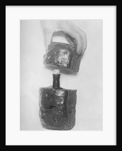Whiskey Bottle Hidden in Bread by Anonymous