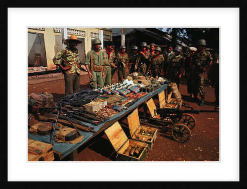 Troops with Weapons by Anonymous