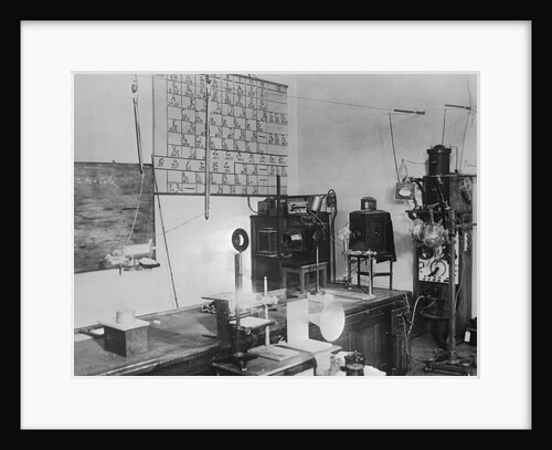 Interior of Madame Curie's Laboratory by Anonymous