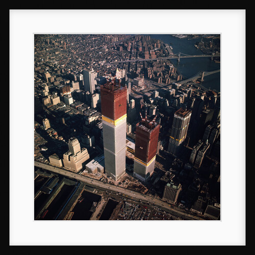 World Trade Center as Seen from the Sky by Anonymous