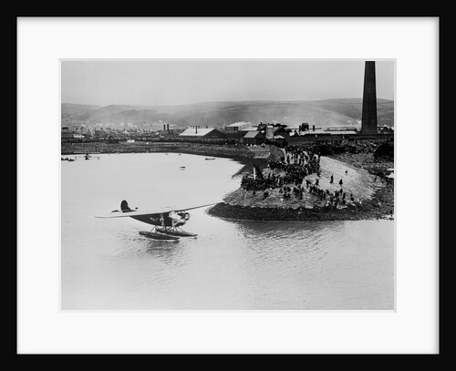 Amelia Earhart's Plane Leaving Port by Anonymous