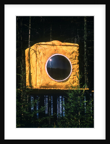 Bubble Window in Tree House by Anonymous