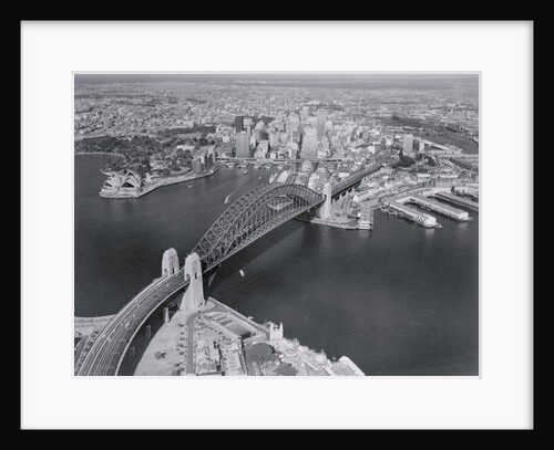 Aerial View of Bridge in Sidney by Anonymous