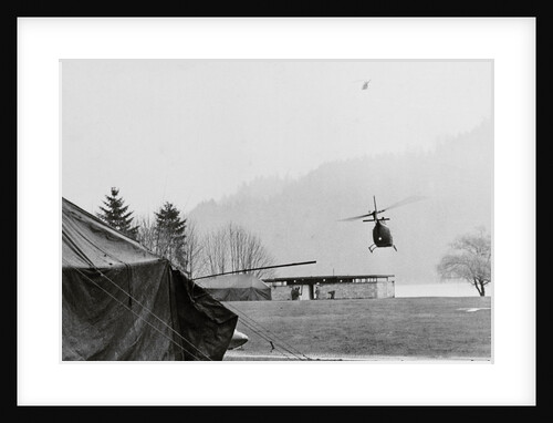 Military Helicopter During Search for Hijacker by Anonymous