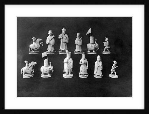 Napoleon's Chess Statuettes by Anonymous