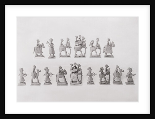 Napoleon's Chess Statuettes by Anonymous