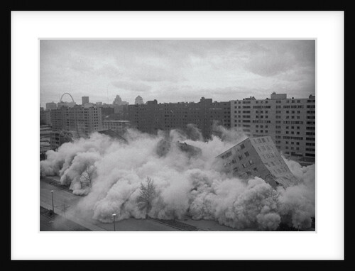 Building Complex Falling Amidst Dust by Anonymous