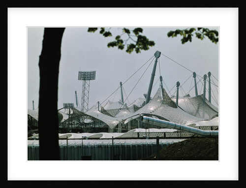 View of 1972 Olympic Stadia with Plastic Roof by Anonymous