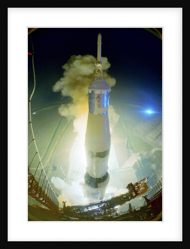 Apollo 17 Blasting Off by Anonymous