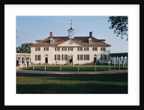 Exterior View of George Washington's Home by Anonymous