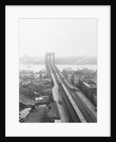 View of Brooklyn Bridge by Anonymous