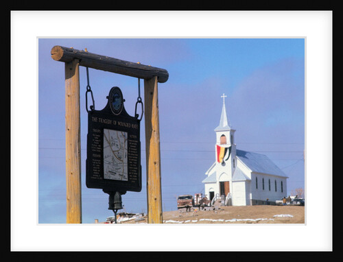 Wounded Knee Memorial by Anonymous