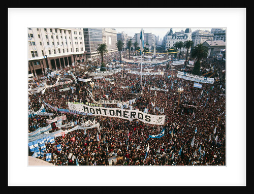 Supporters of Hector Campora by Anonymous