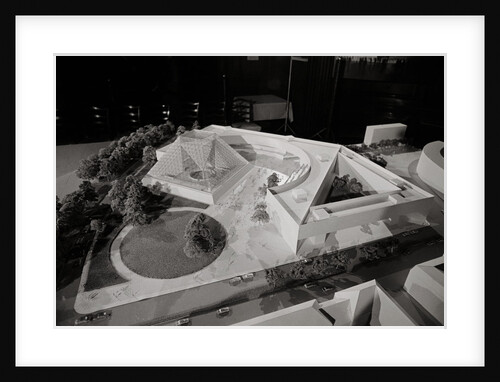 View of a Model for John Fitzgerald Kennedy Library by Anonymous