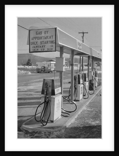 Isolated Gas Pump Area by Anonymous