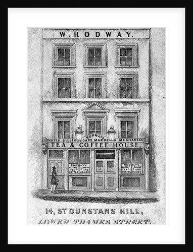 19th Century London Coffee House by Anonymous