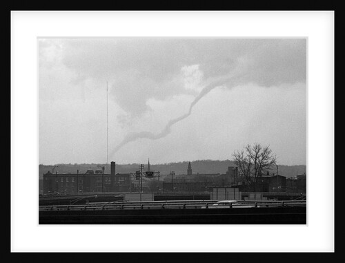 Distant View of Storm Damaged Land Area by Anonymous