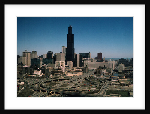 Distant View of Skyscrapers by Anonymous