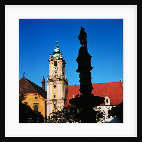 Towered Building and Shadows by Anonymous