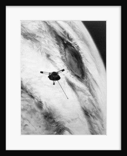 Pioneer Passing Over Jupiter's Red Spot by Anonymous