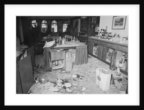 Kitchen Damaged by Bomb Explosion by Anonymous