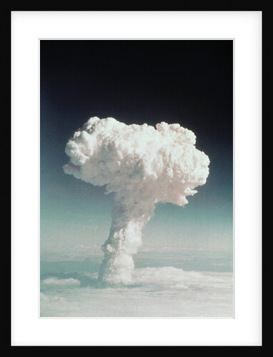Mushroom Cloud Rising Over Ocean by Anonymous