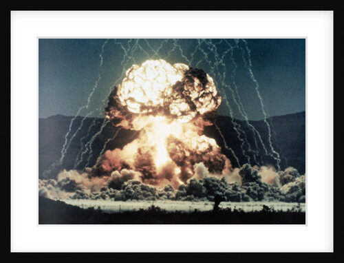 Nuclear Explosion MET in Nevada Desert by Anonymous