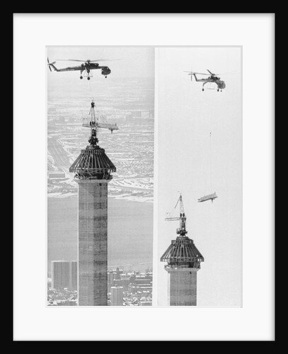 Construction of the Canadian National Tower by Anonymous