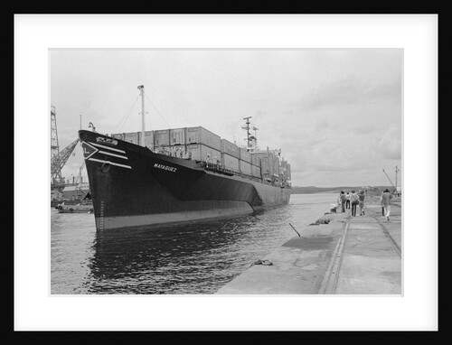 View of the American Freighter SS Mayaguez by Anonymous