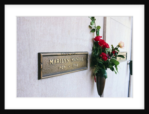 Crypt of Marilyn Monroe by Anonymous