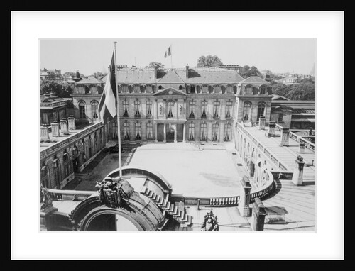 Exterior View of the Elysee Palace by Anonymous