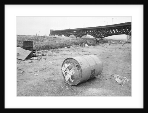 Metal Drum at Landfill in Jimmy Hoffa Case by Anonymous