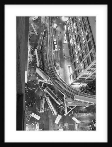 Trains Derailing to the street. by Anonymous