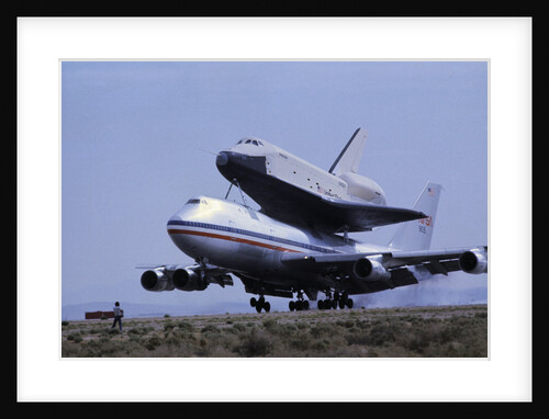 Space Shuttle Landing by Anonymous