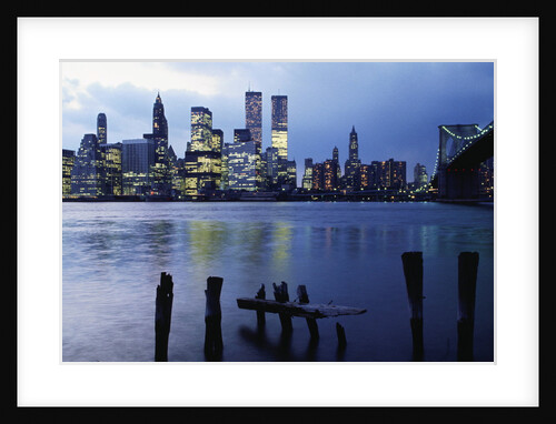 Lower Manhattan Skyline by Anonymous