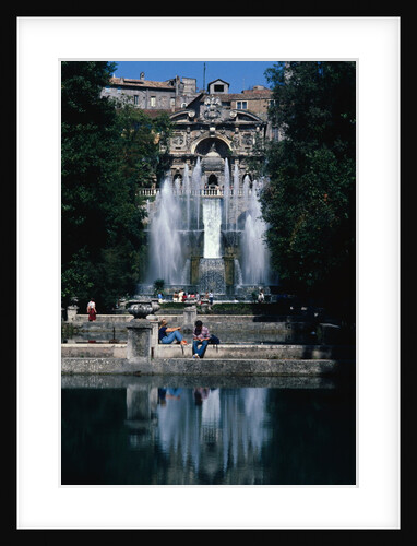 Gardens and Fountain at Villa Este by Anonymous