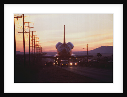 Trucks Towing the Shuttle Columbia by Anonymous