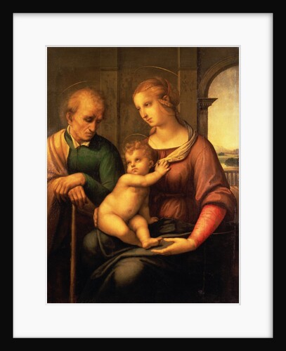 Raphael's Holy Family Painting by Anonymous