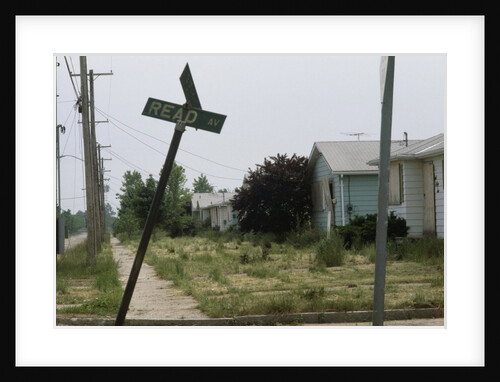 Derelict Suburban Street by Anonymous
