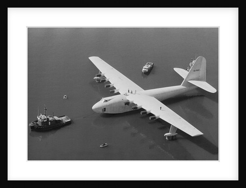 Howard Hughes' "Spruce Goose" by Anonymous