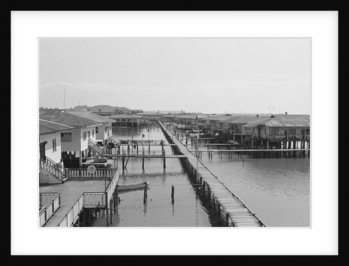 Housing Settlement on Brunei River by Anonymous