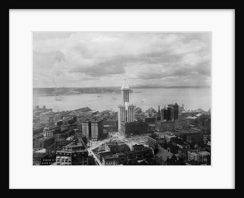 Overview of Harbor and Architecture of Seattle by Anonymous