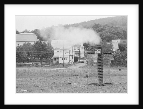 Vent Releasing Gas from Fire in Mine by Anonymous